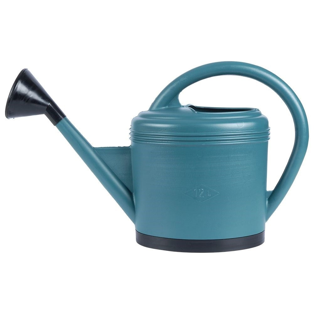 Classic dark green watering can 12L with strainer