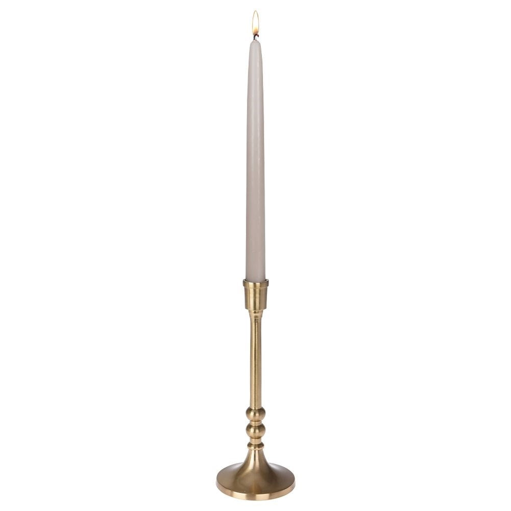 Classic elegance: Candlestick for long candles in gold