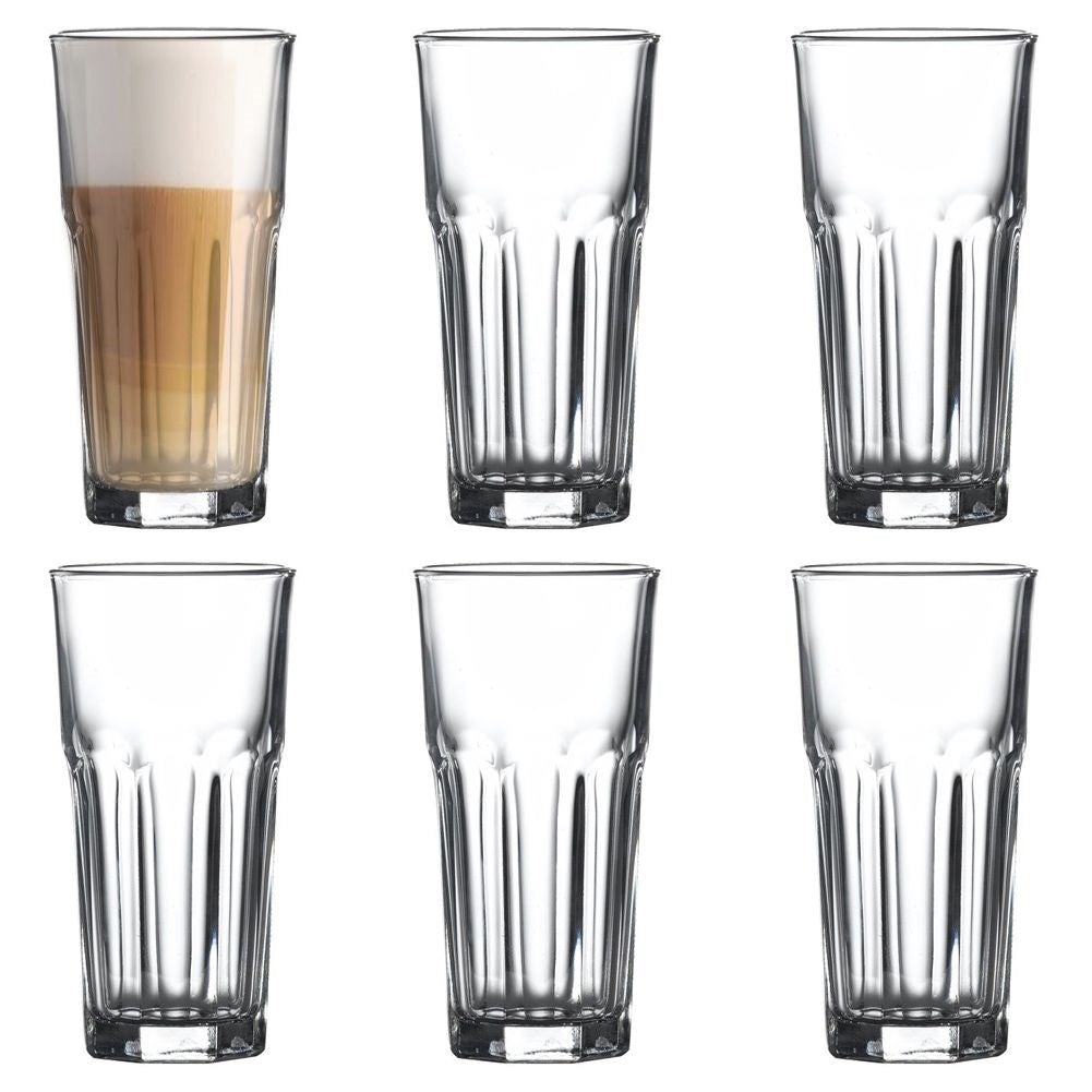 Classic set of 6 glasses for all drinks, durable and stylish