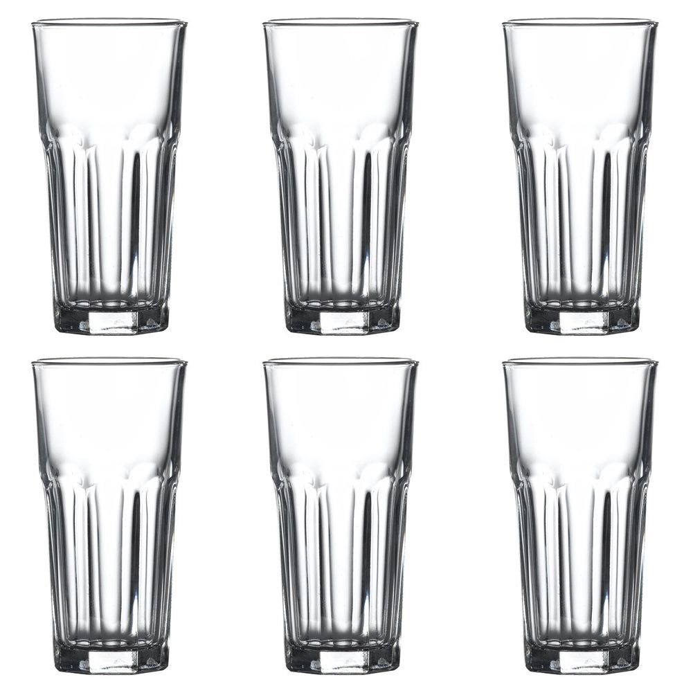 Classic set of 6 glasses for all drinks, durable and stylish