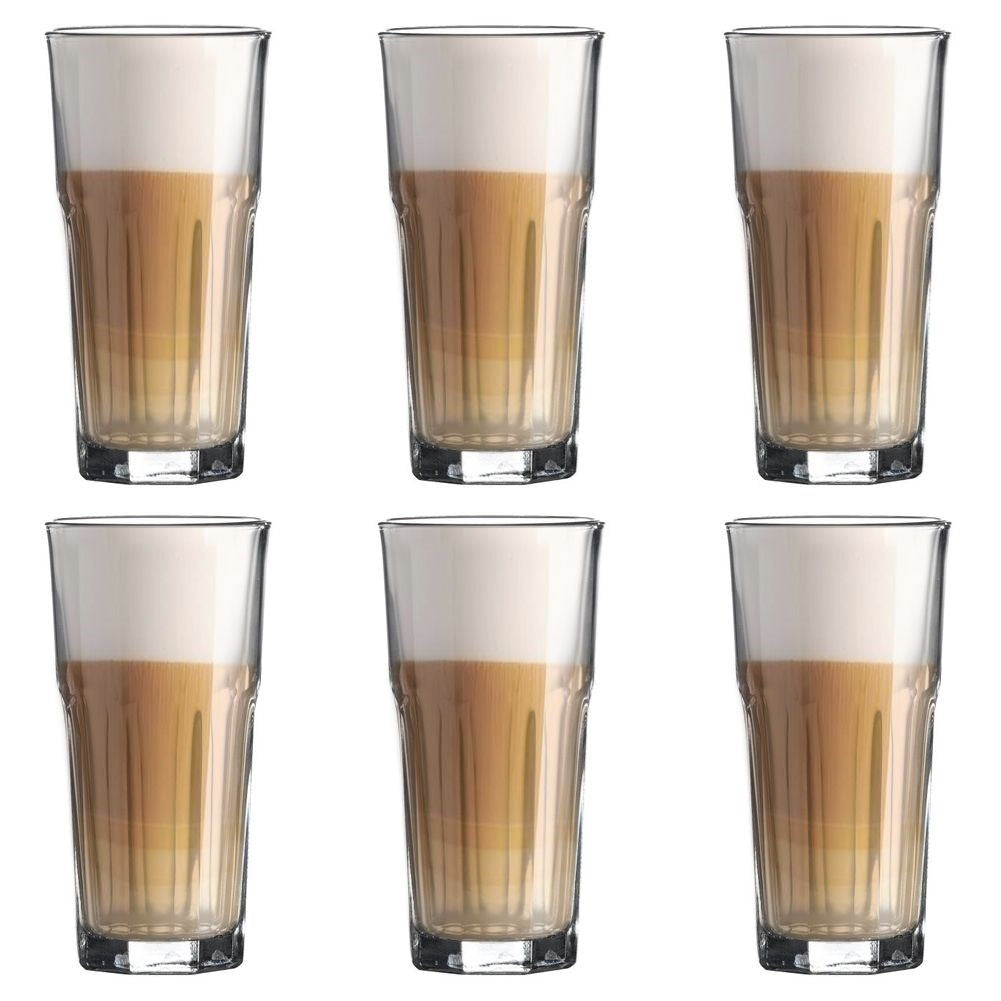 Classic set of 6 glasses for all drinks, durable and stylish