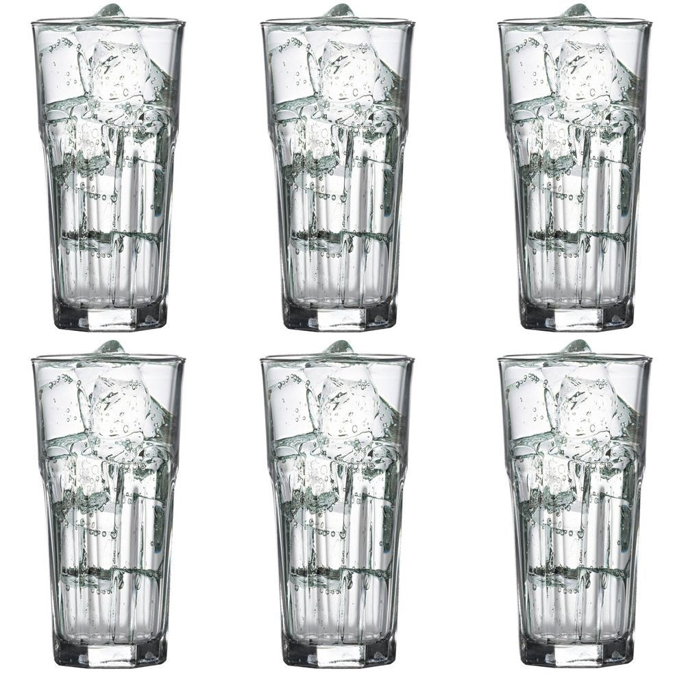 Classic set of 6 glasses for all drinks, durable and stylish