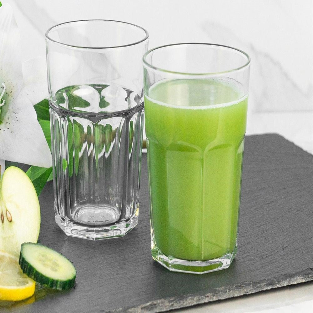Classic set of 6 glasses for all drinks, durable and stylish