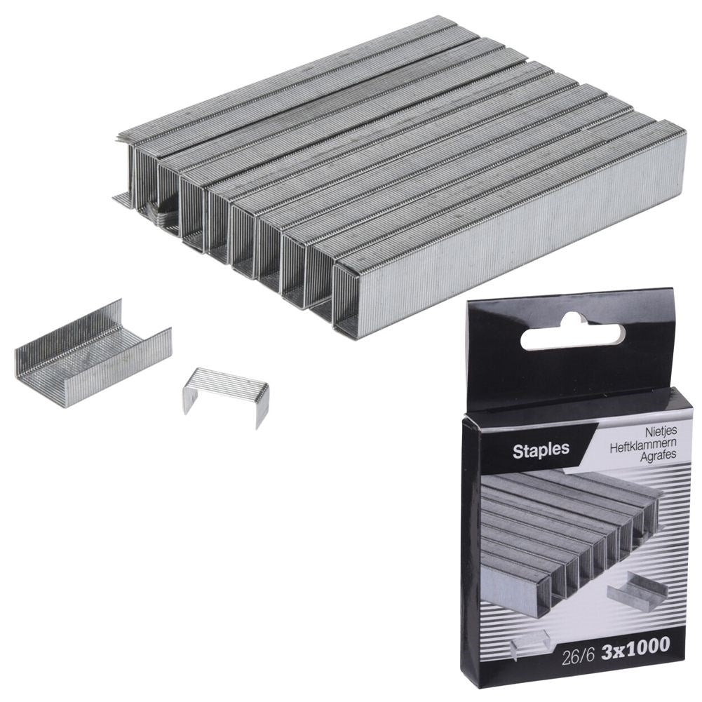 Classic staples 3000 pcs for office and home