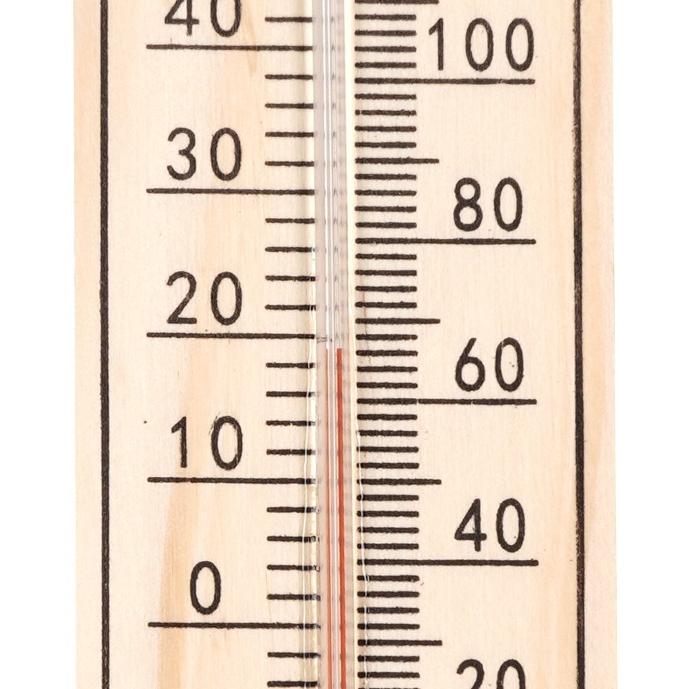Classic thermometer for indoors and outdoors in MDF board