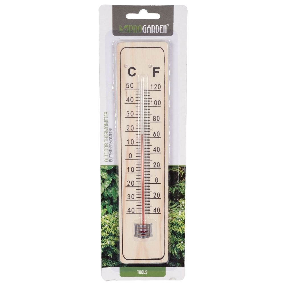 Classic thermometer for indoors and outdoors in MDF board