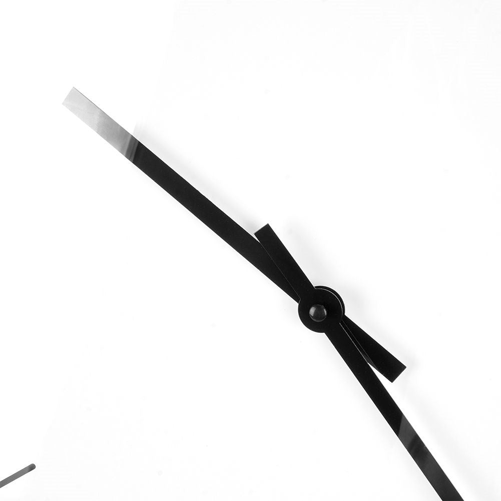 Classic wall clock 50 cm with white dial and black hands