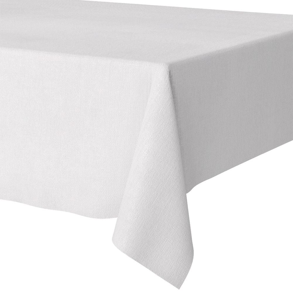Classic white spotless tablecloth for all occasions