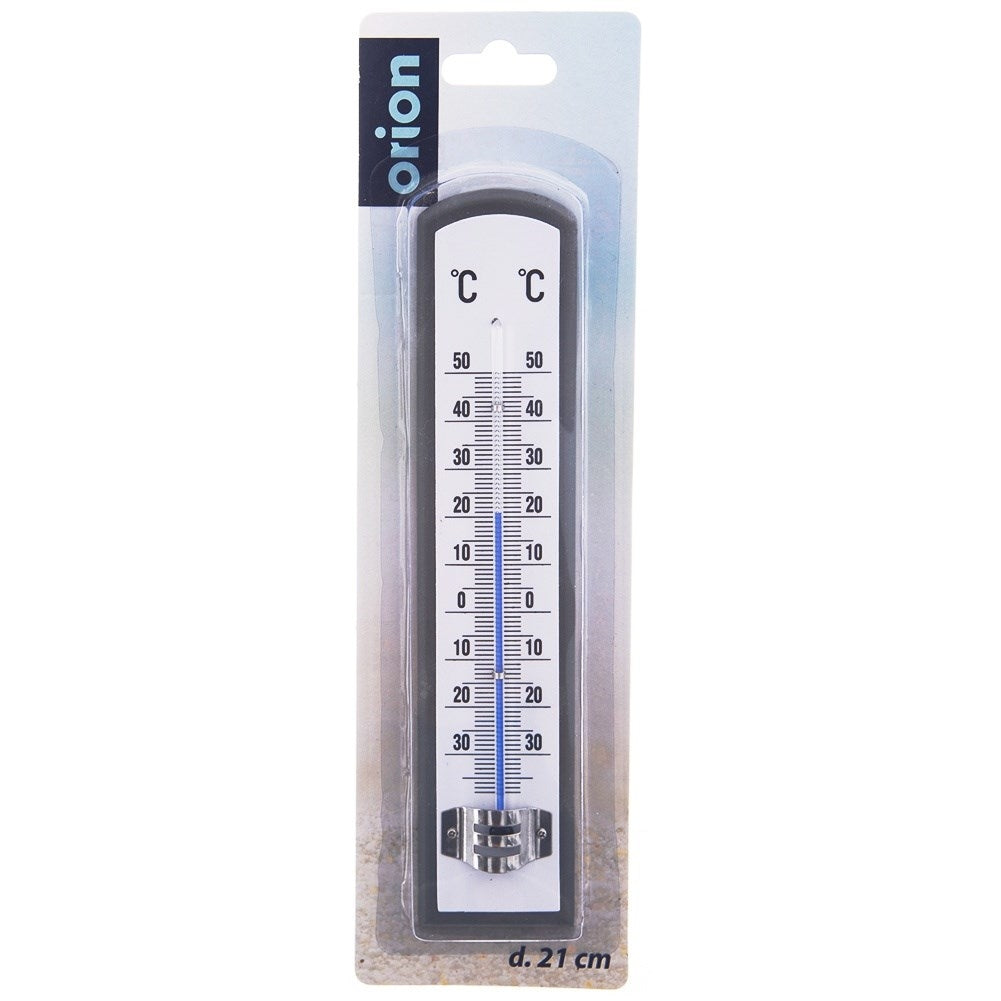 Classic wooden thermometer for indoor and outdoor use