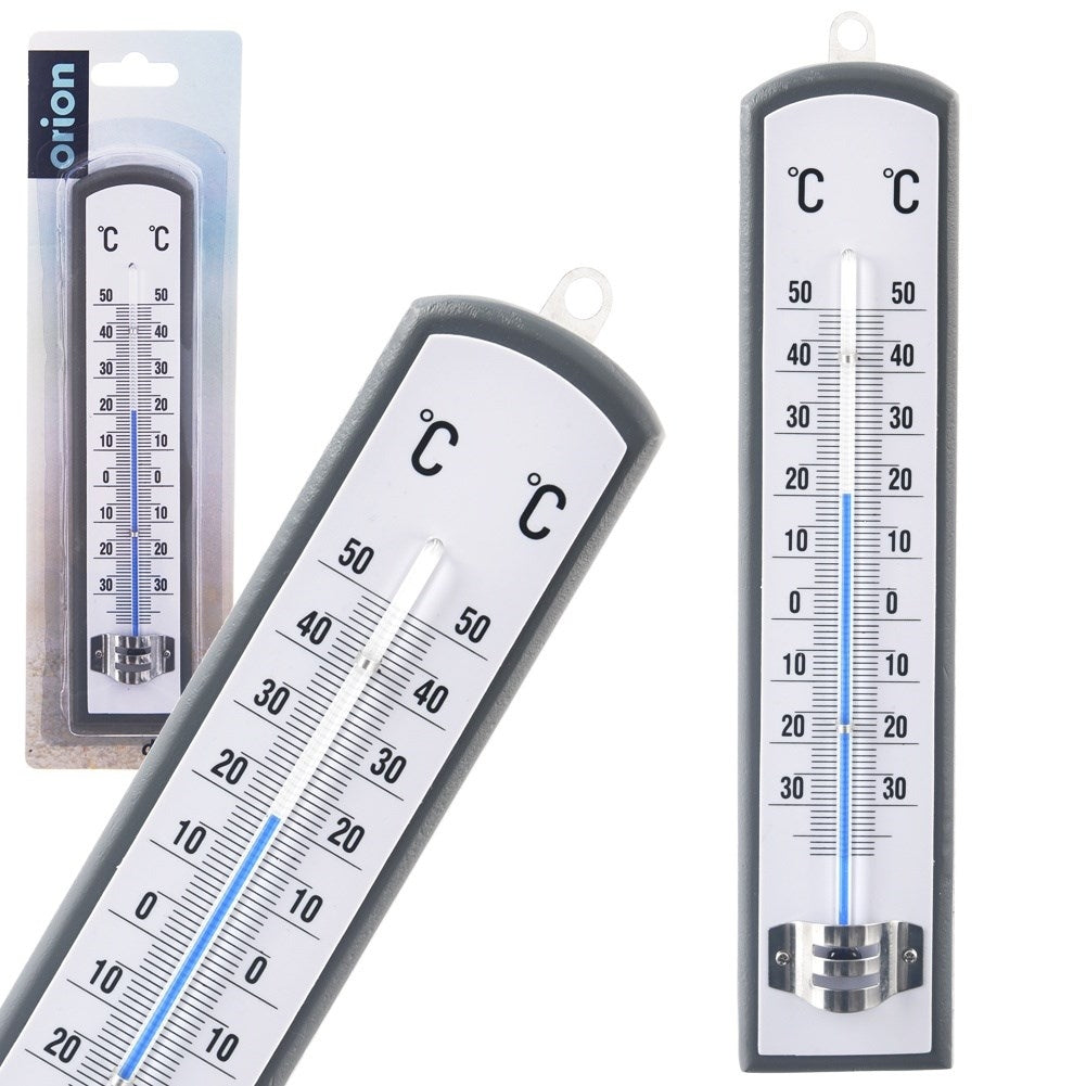 Classic wooden thermometer for indoor and outdoor use