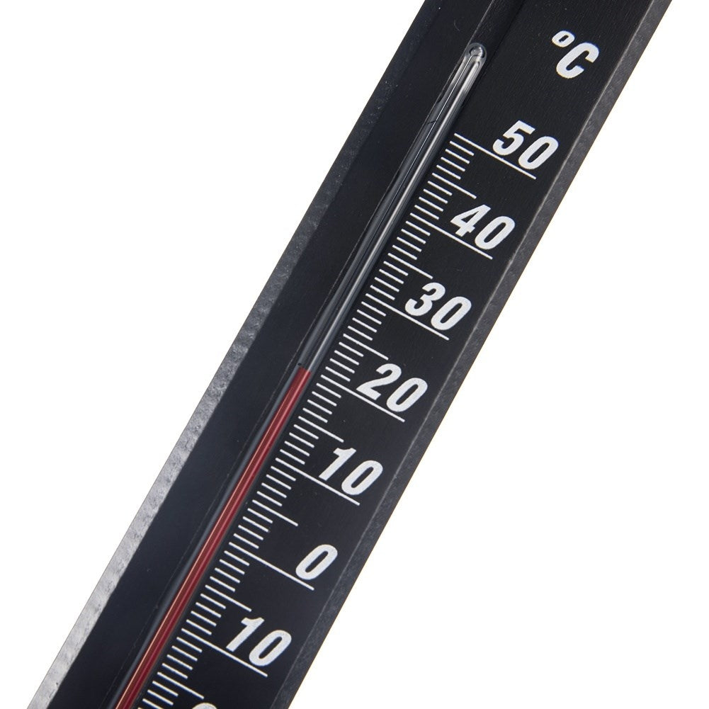Classic wooden thermometer for indoor and outdoor use