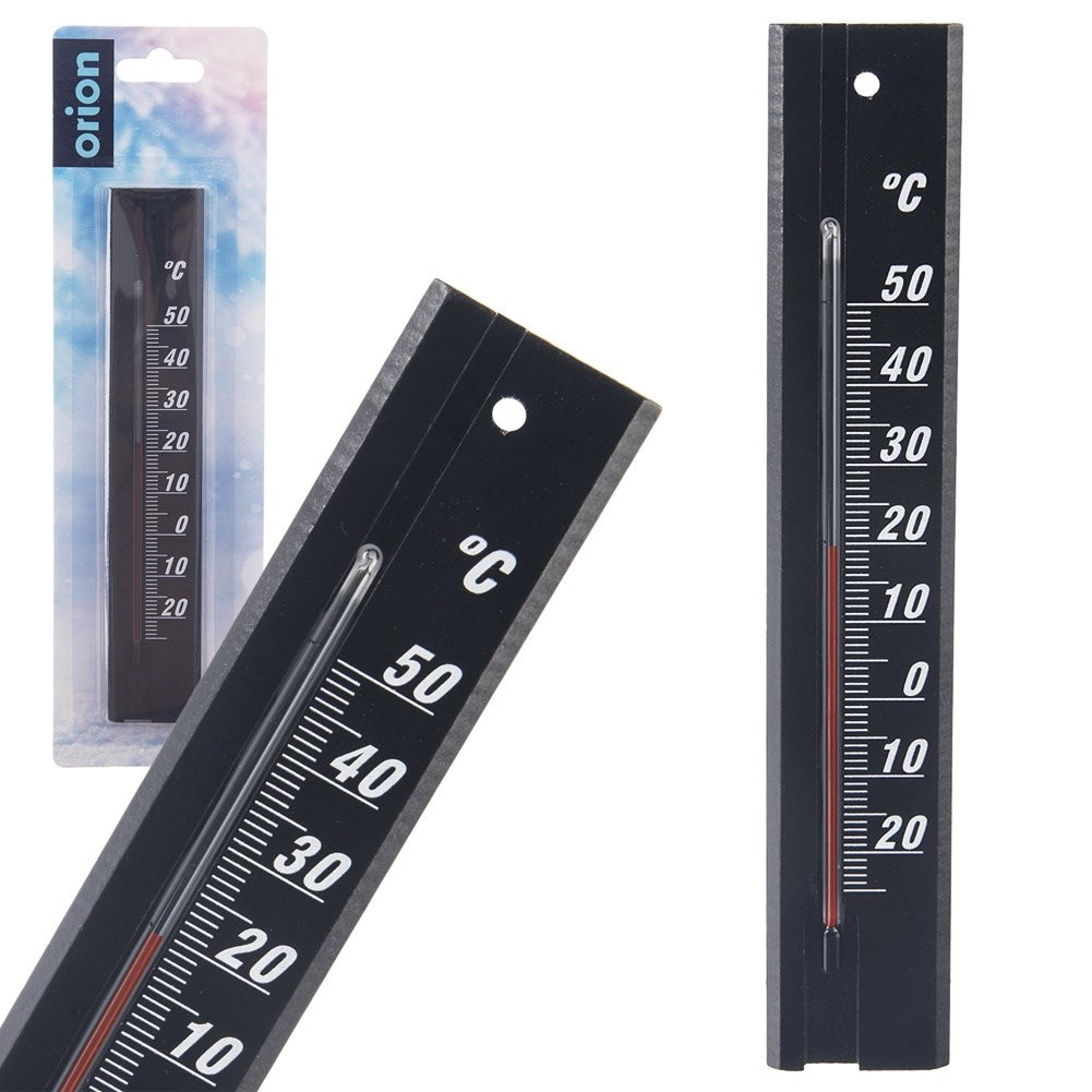 Classic wooden thermometer for indoor and outdoor use