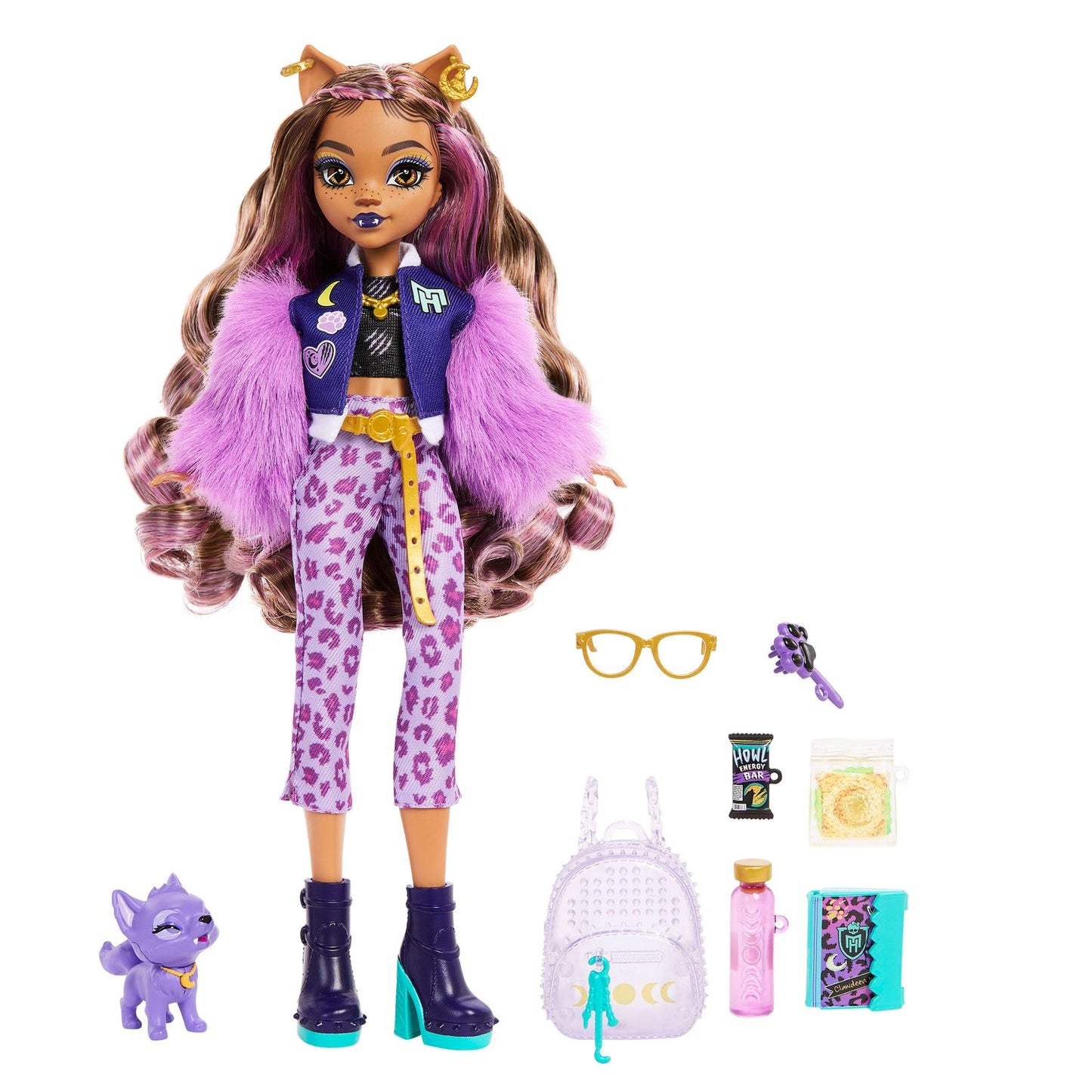 Monster High Clawdeen Doll with Pet & Accessories