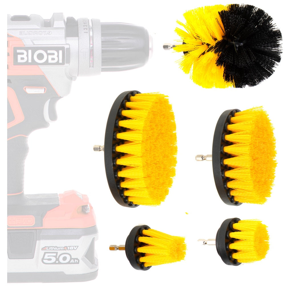 Cleaning brushes for drill 5pcs.