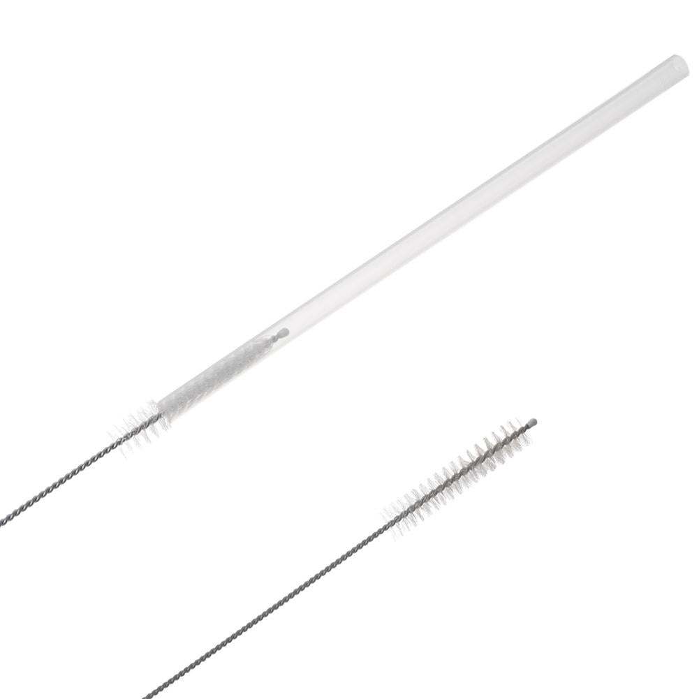 Cleaning brush for straws and spouts - reaches hard-to-reach areas