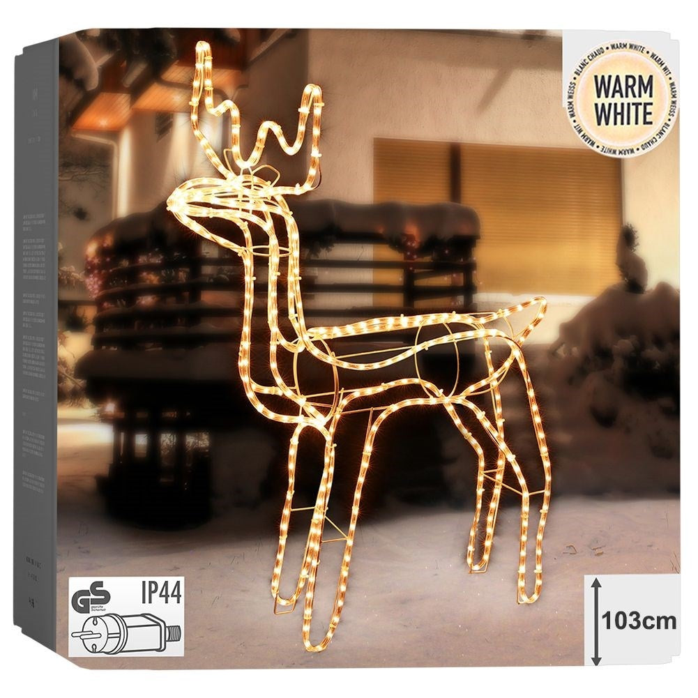 Clean with 360 LED lights - Impressive indoor/outdoor Christmas decoration