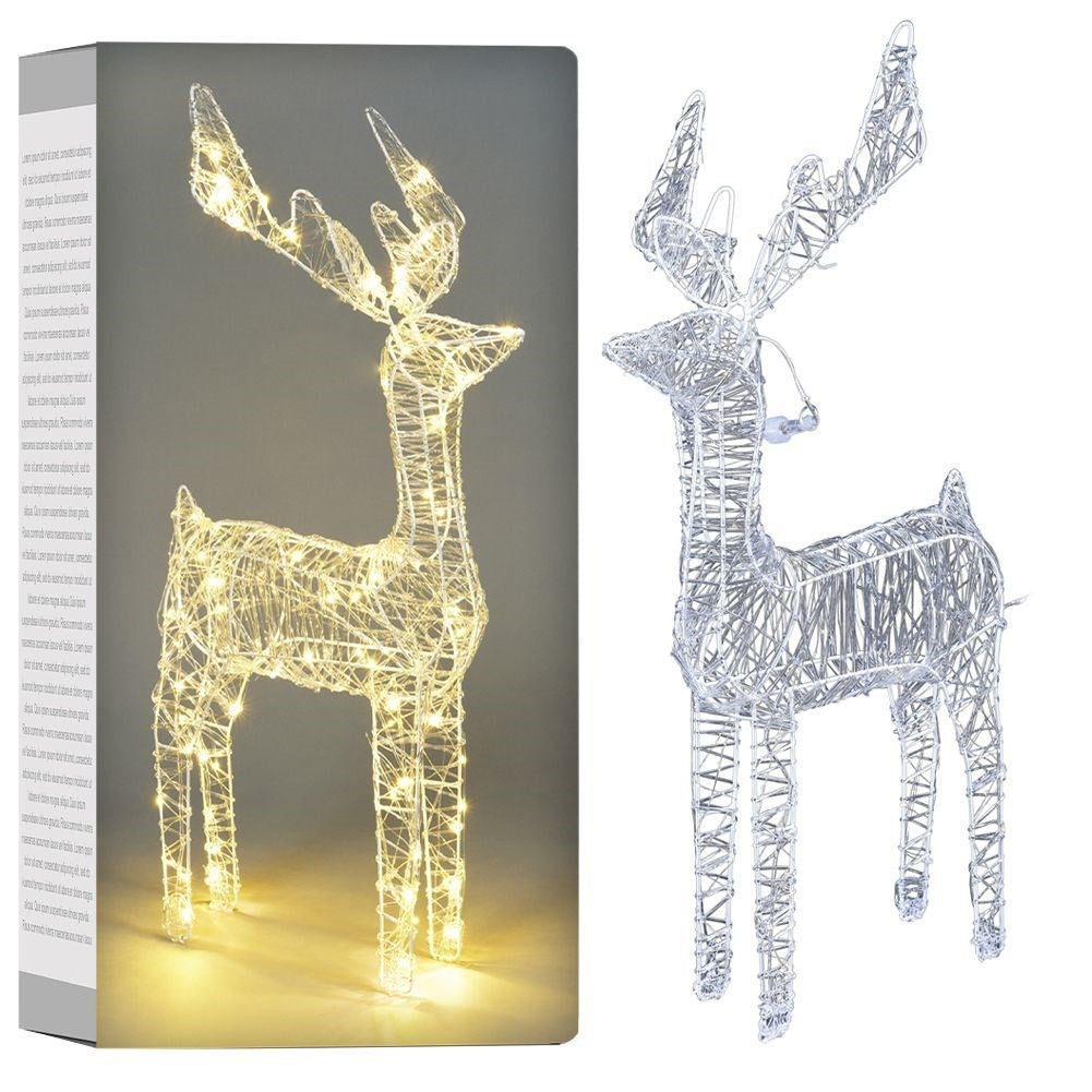 Clean with 80 LED lights - Perfect for Christmas, inside and out