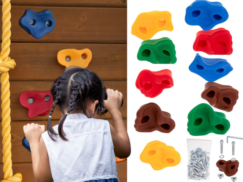 Climbing stone holders for children 10pcs