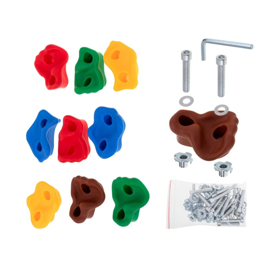 Climbing stone holders for children 10pcs