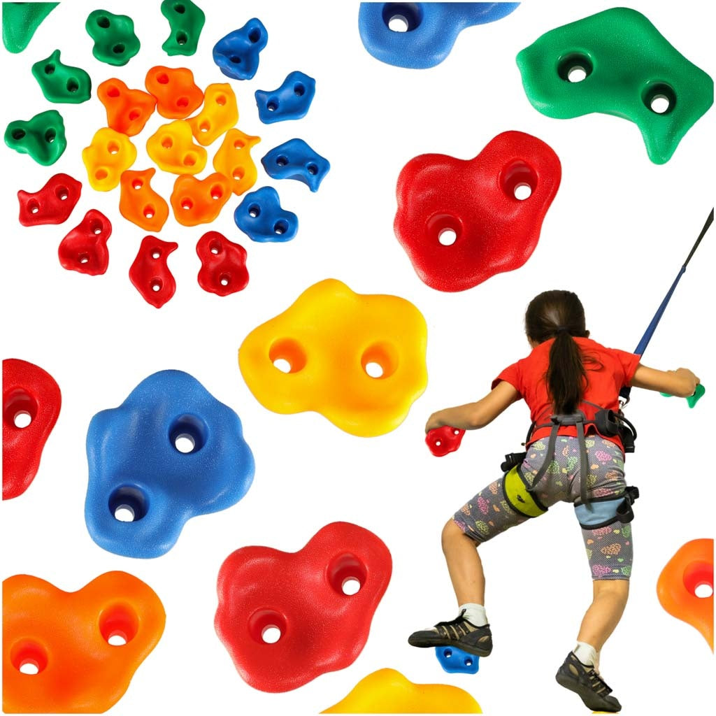 Climbing stone holders for children 20 pcs