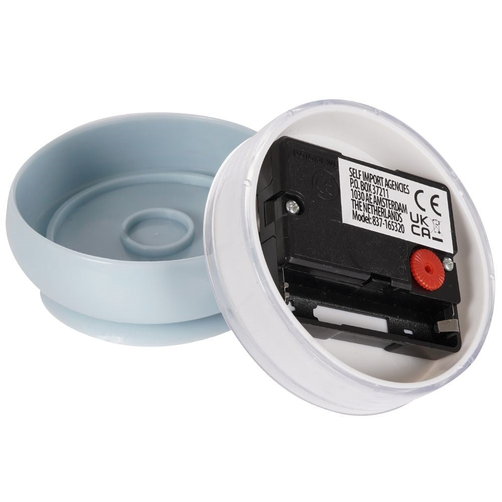 Clock with Suction Cup, Waterproof, 7.5 cm Diameter