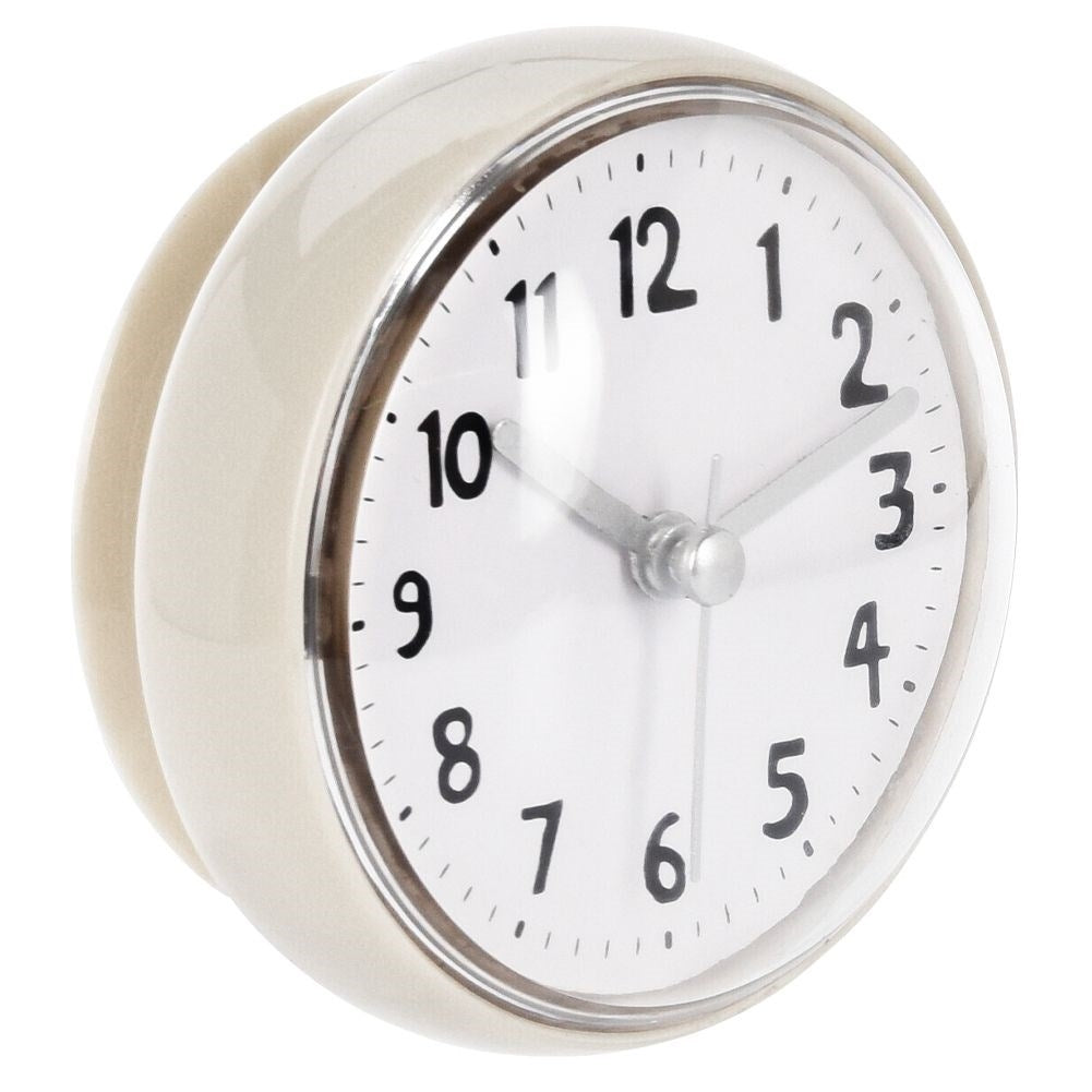Clock with Suction Cup - Waterproof and Easy Assembly