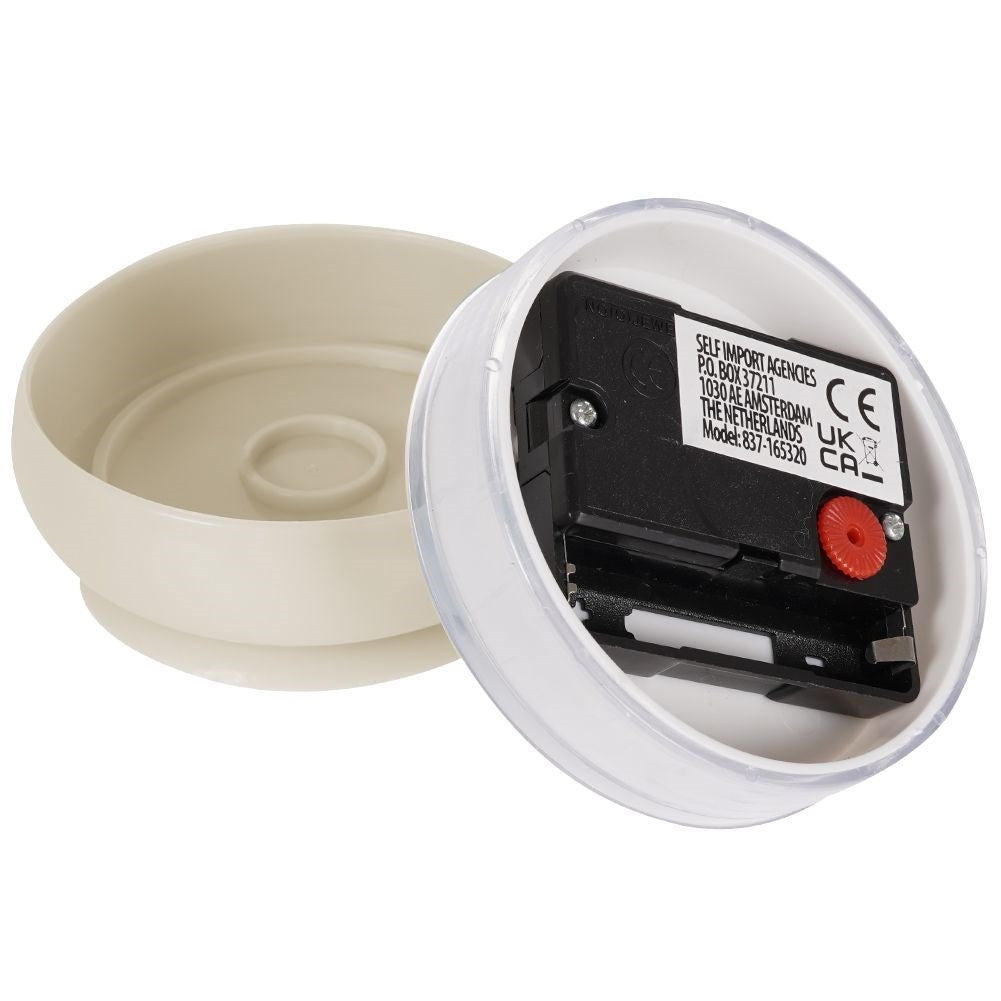 Clock with Suction Cup - Waterproof and Easy Assembly