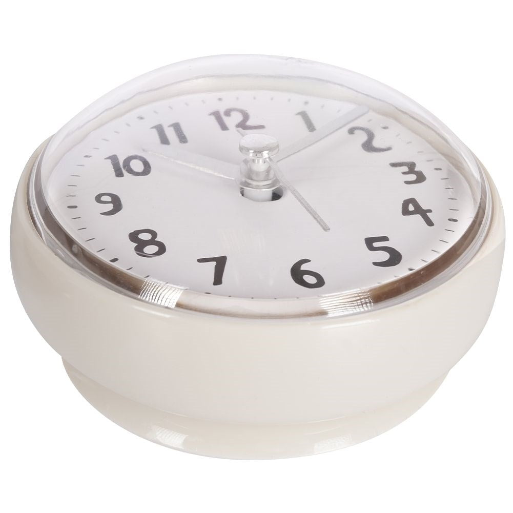 Clock with Suction Cup - Waterproof and Easy Assembly