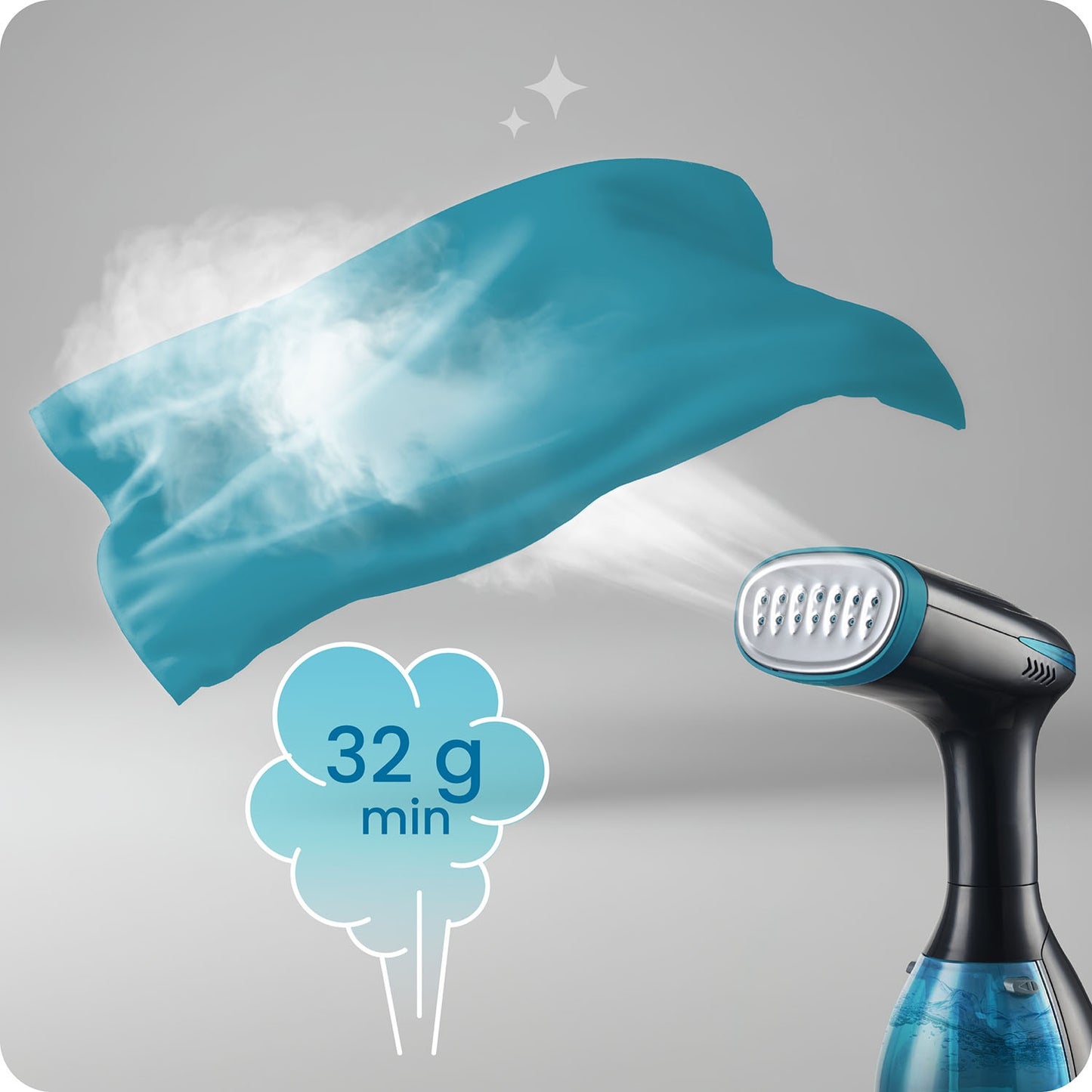 Clothes Steamer 1500W – Handheld Fabric Wrinkle Remover