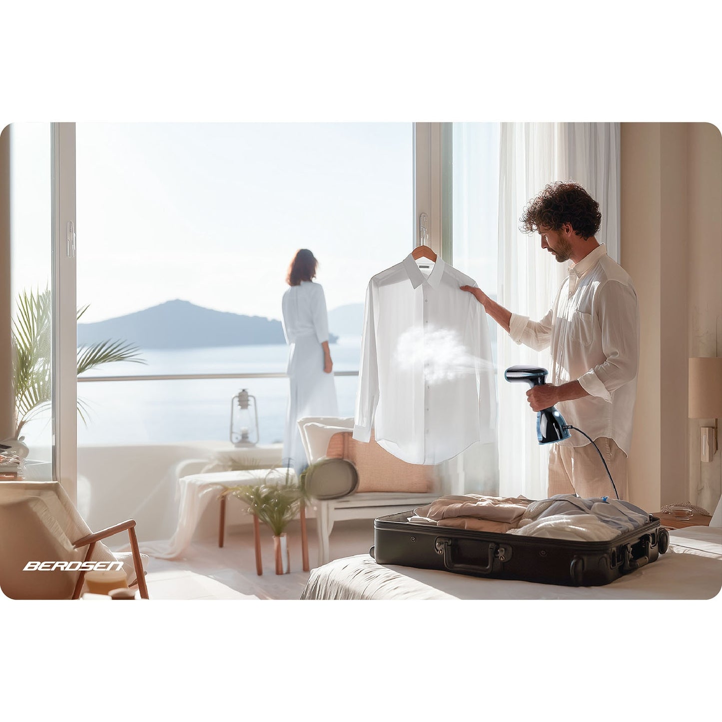 Clothes Steamer 1500W – Handheld Fabric Wrinkle Remover