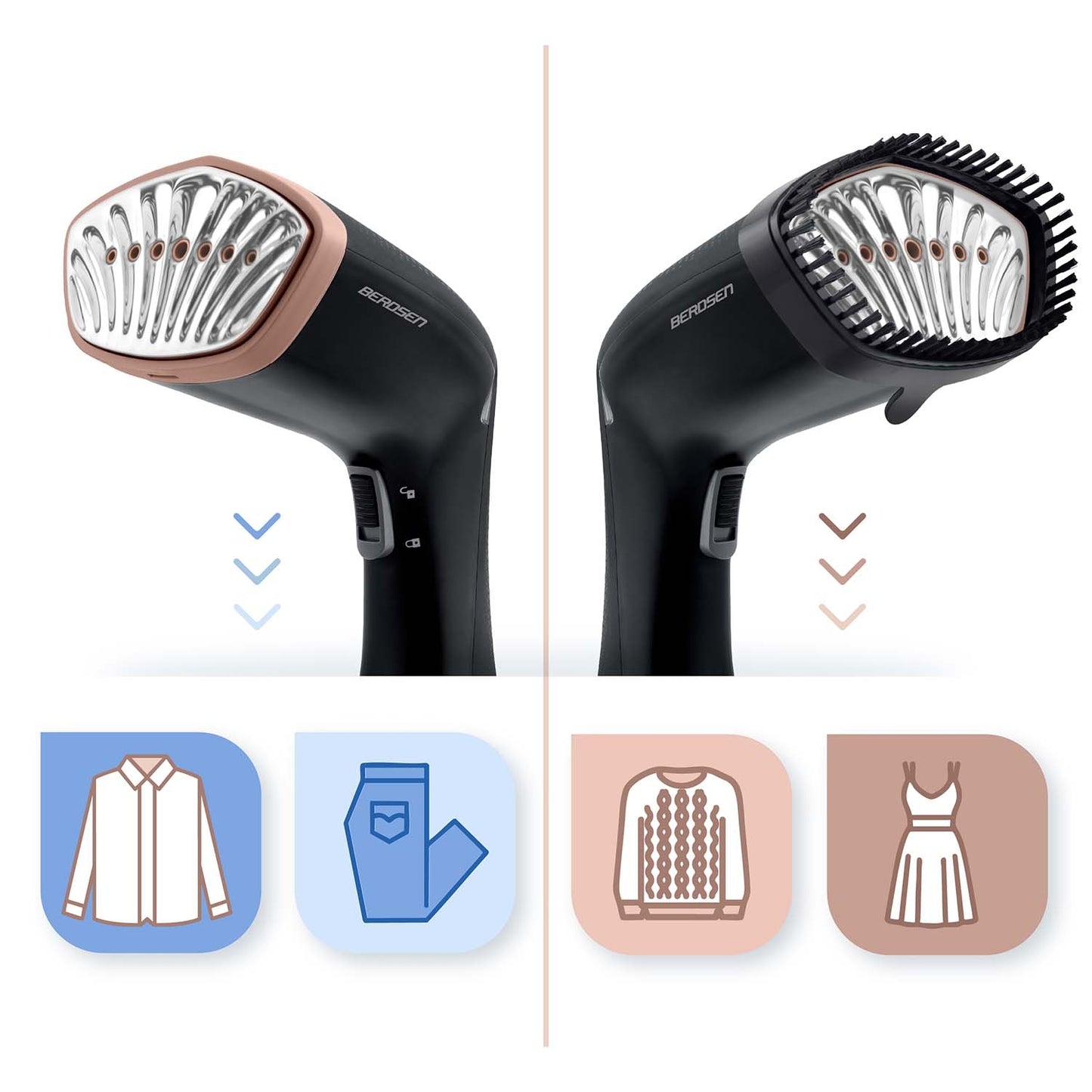 Clothes Steamer 1600W, 230ml Water Tank