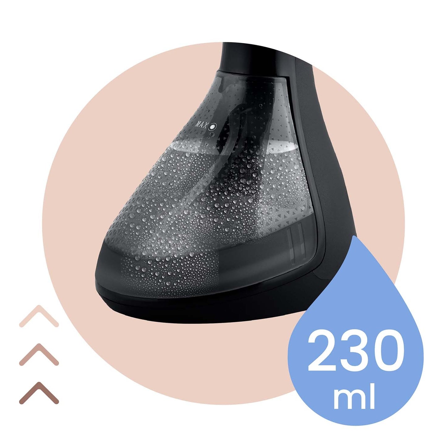 Clothes Steamer 1600W, 230ml Water Tank