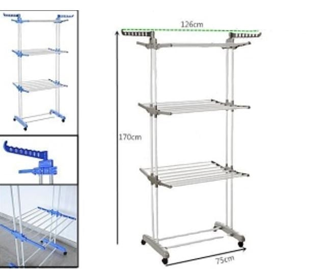 Clothes dryer 3-tier vertical