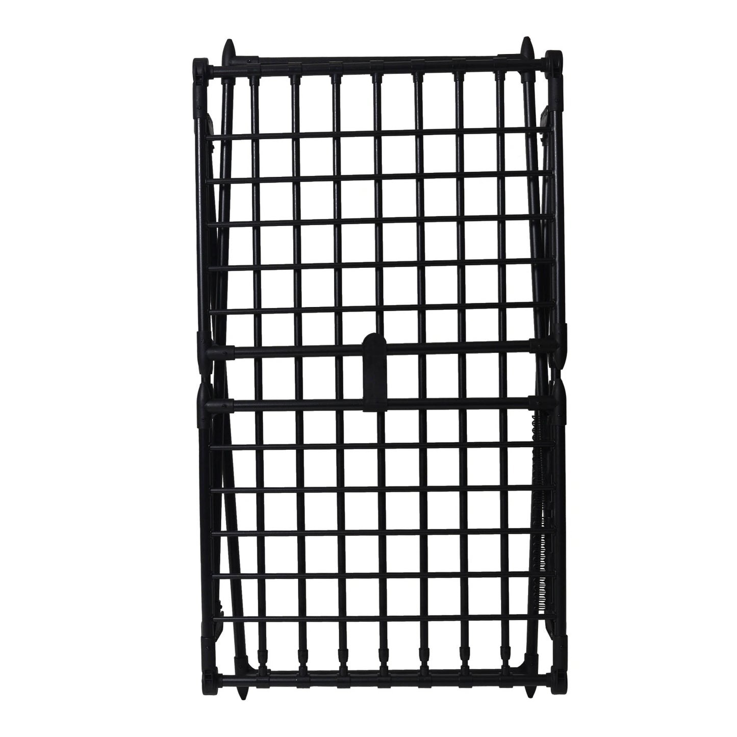 Clothes drying rack, standing, extendable, for balcony, 27 meters, black