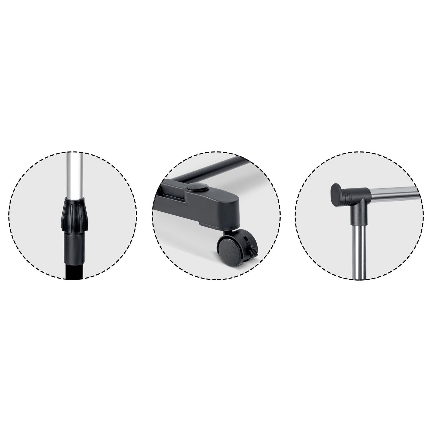 Clothes hanger Massido 686000 Black-Silver