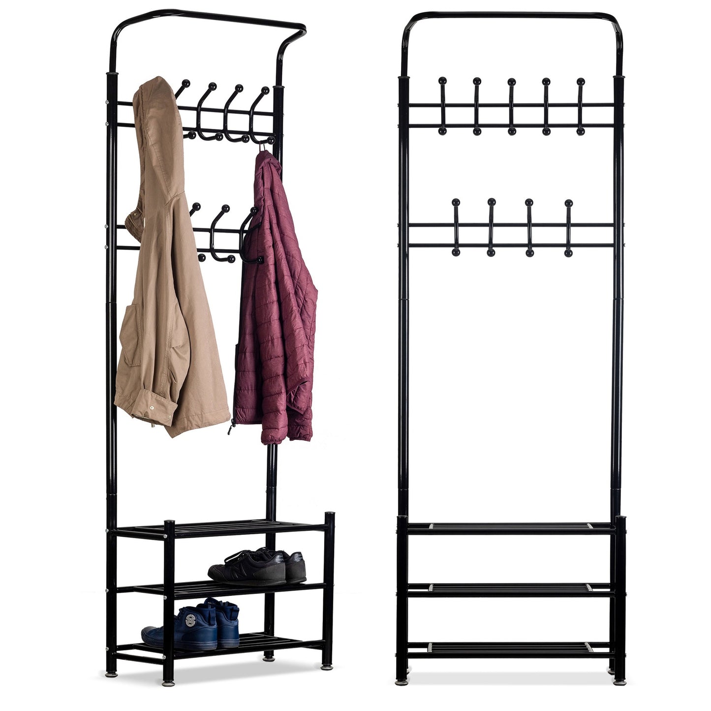 Clothes hanger + cabinet, shelf, shoe shelf ModernHome