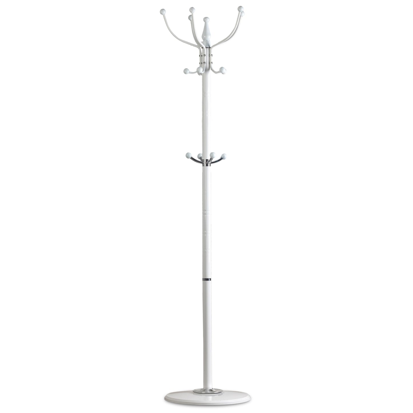 Clothes hanger clothing stand stable base white