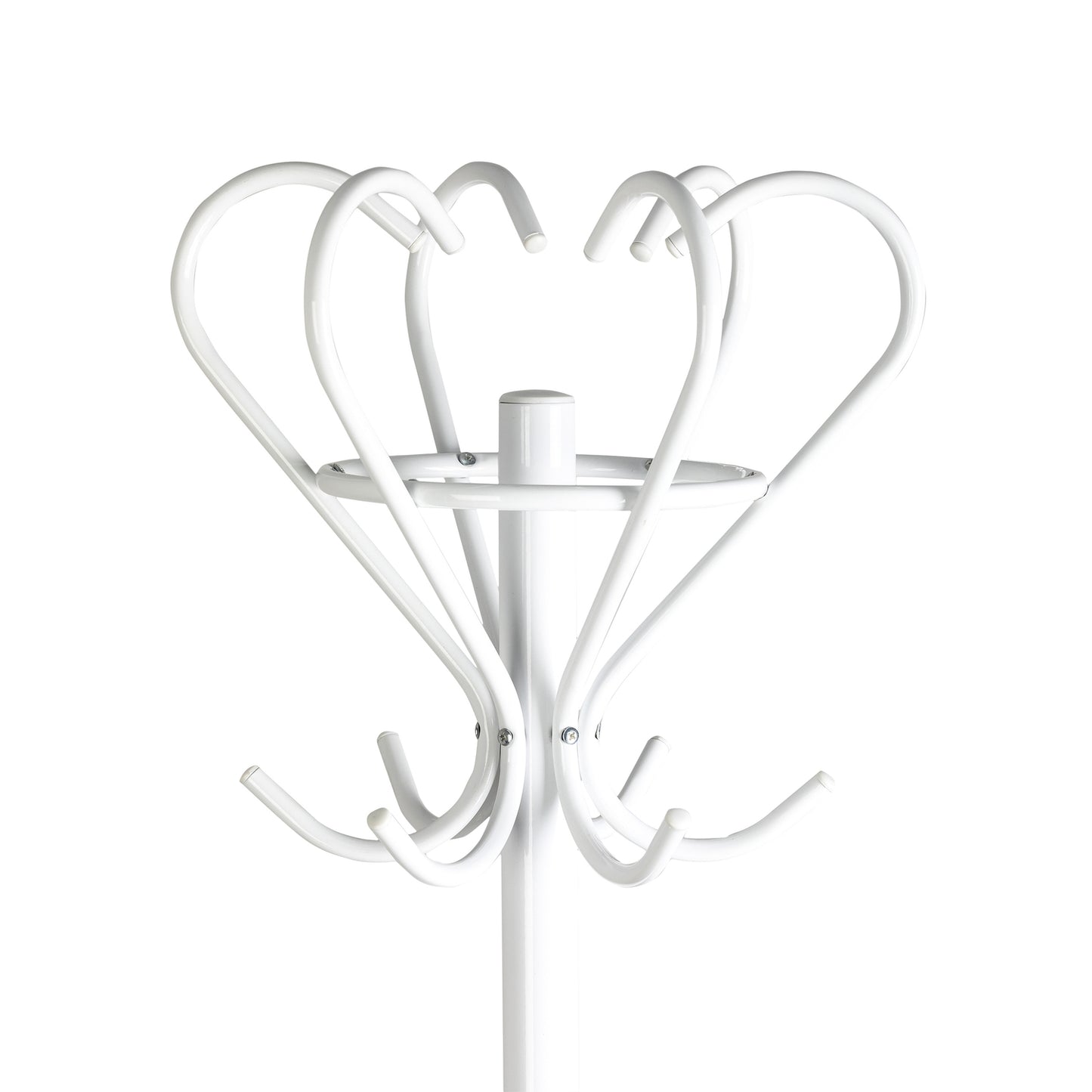 Clothes hanger with black umbrella holder