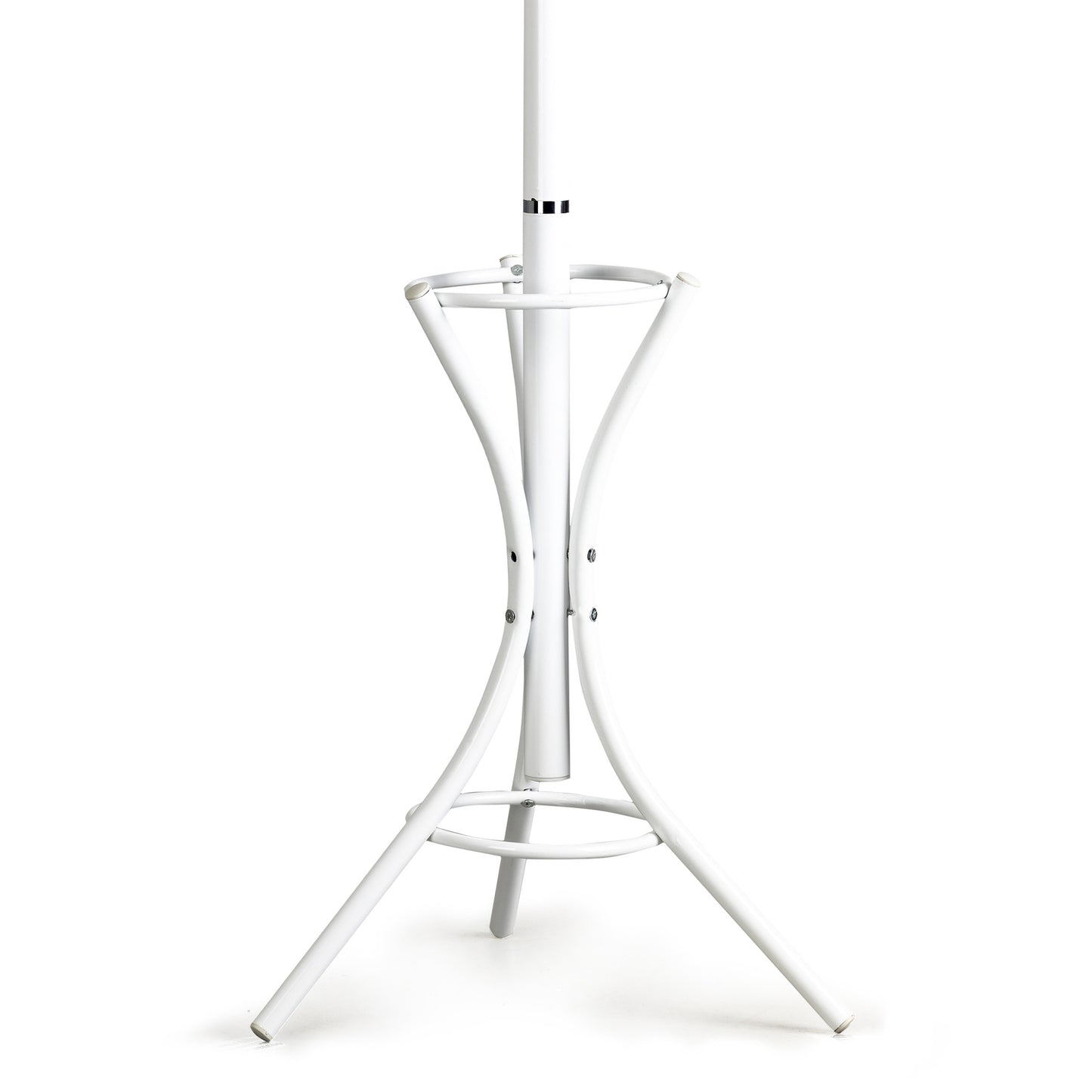 Clothes hanger with black umbrella holder