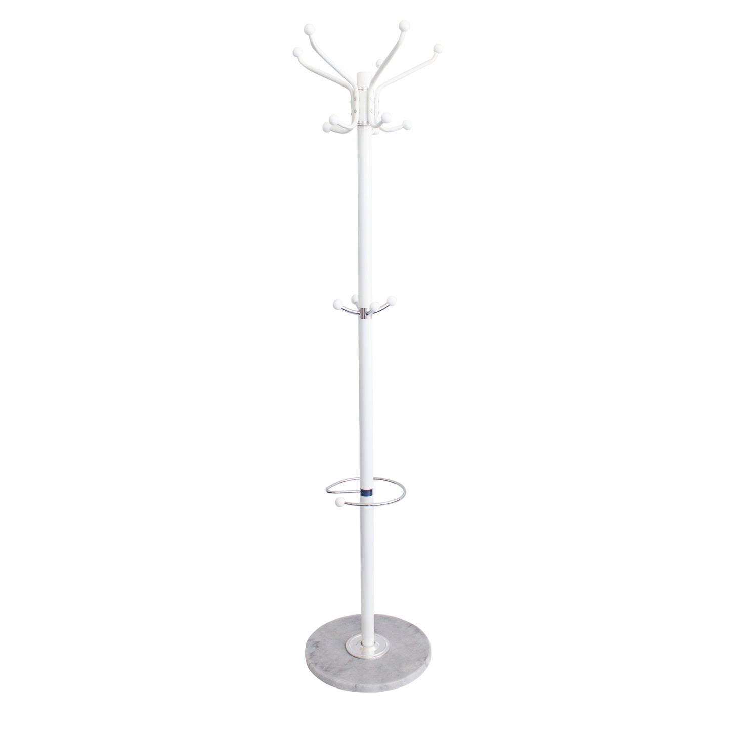 Clothes rack, clothes, umbrellas, marble white ModernHome