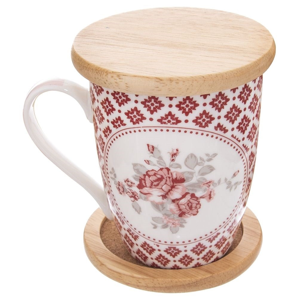Coasters in wood and cork for cups, mugs and glasses