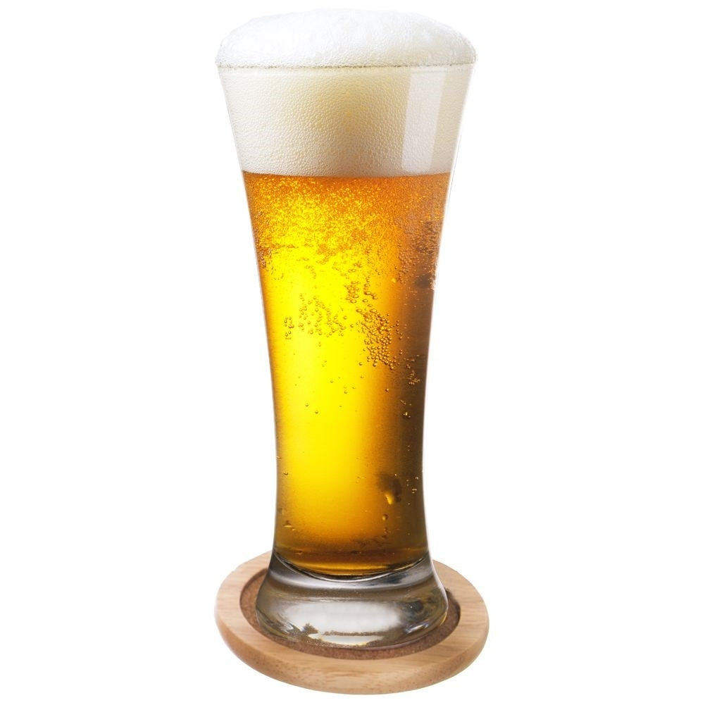 Coasters in wood and cork for cups, mugs and glasses