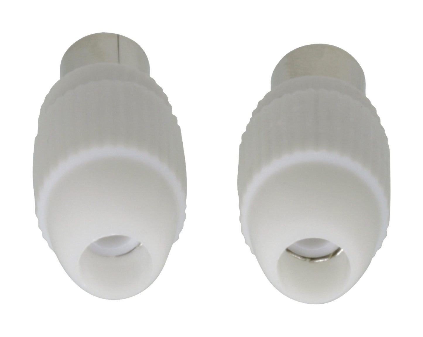 Coax Male / Female White