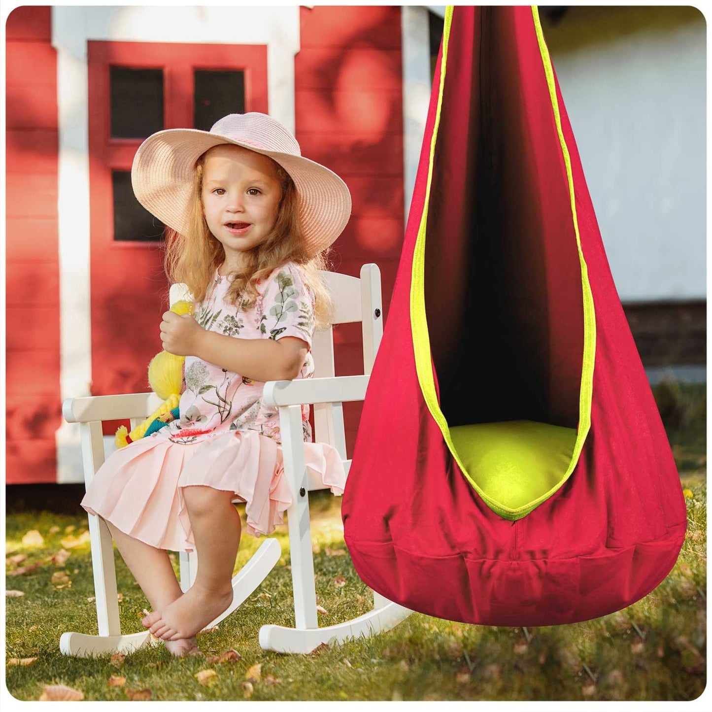 Cocoon hanging chair Neo-Sport red
