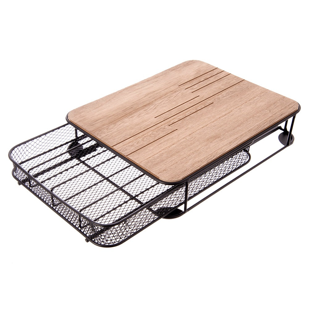 Coffee Capsule Organizer, Metal, Black