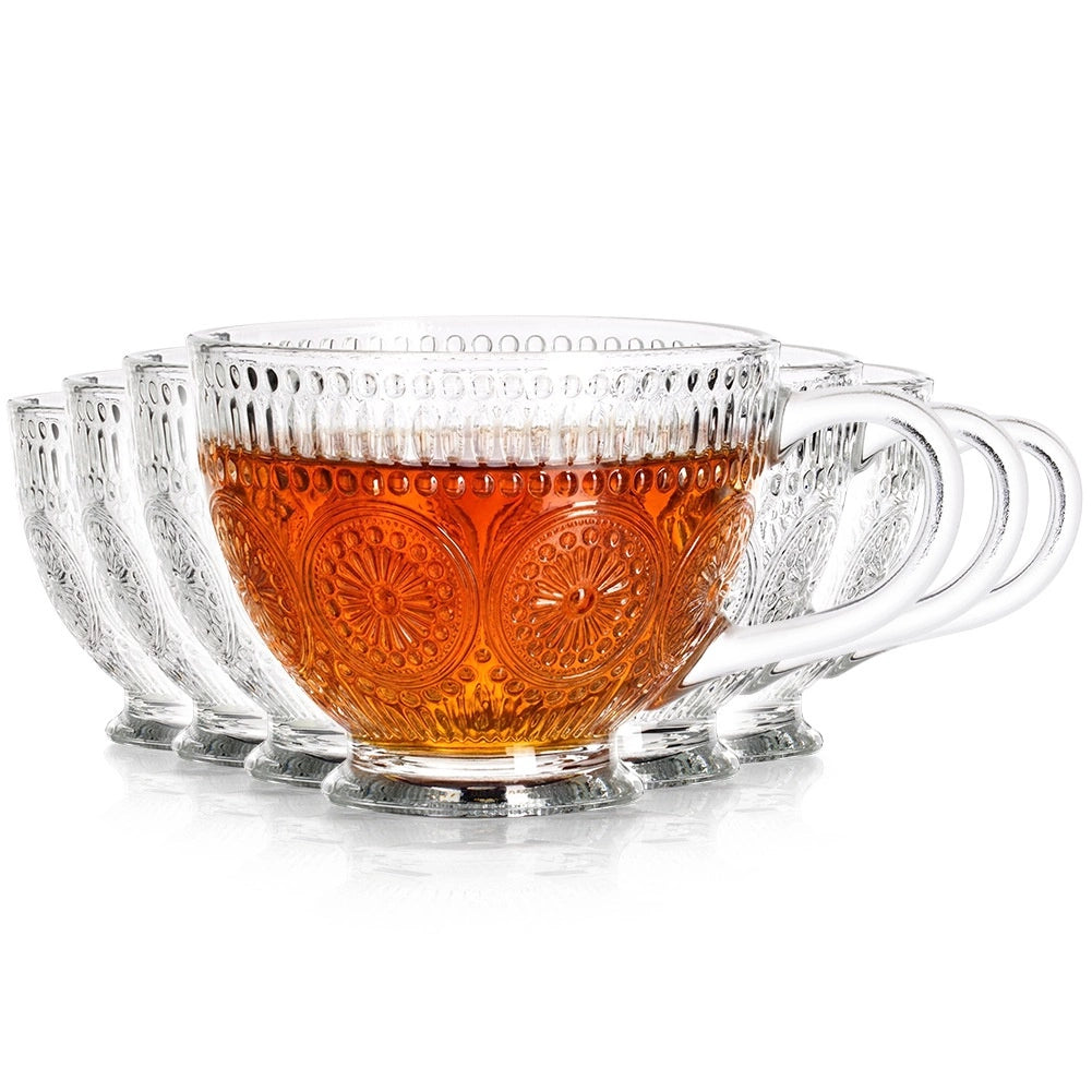 Coffee & Tea Glasses Set, 400ml, 6 Pieces