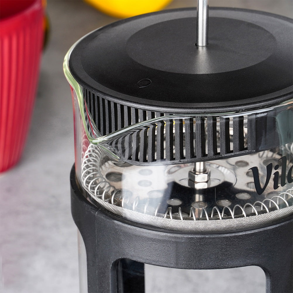 Coffee and tea piston maker, glass, 1 l