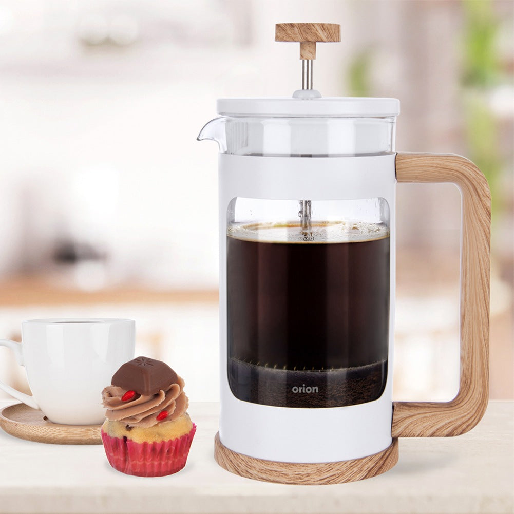 Coffee and tea piston maker, glass, WHITELINE, 1 l