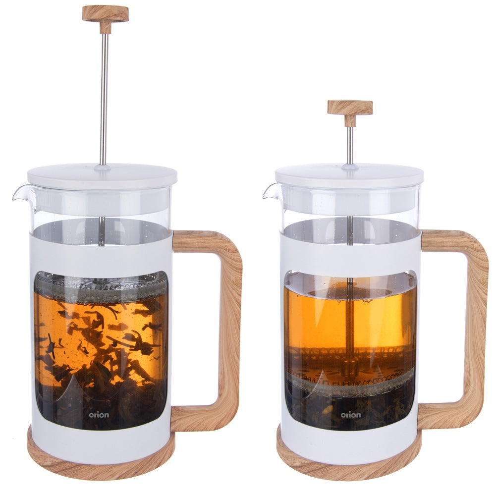 Coffee and tea piston maker, glass, WHITELINE, 1 l