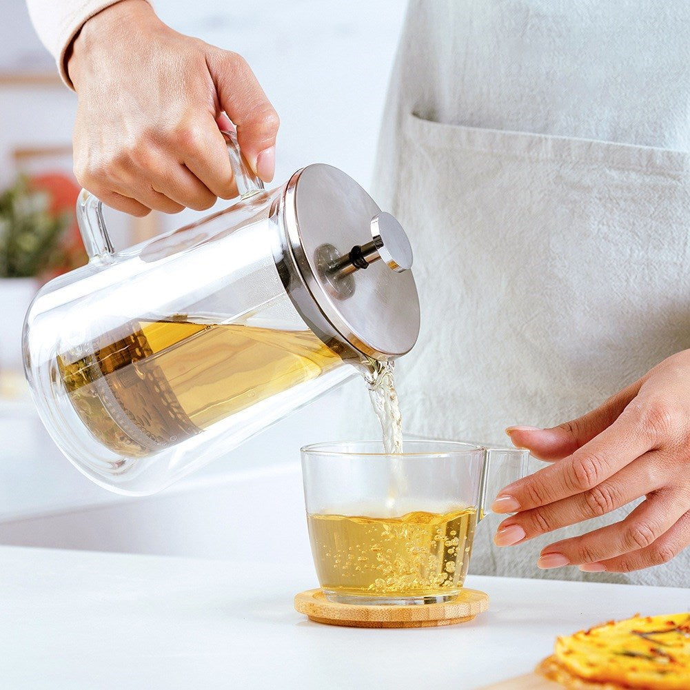 Coffee and tea piston maker, glass, thermal, double-walled, ACER, 600 ml